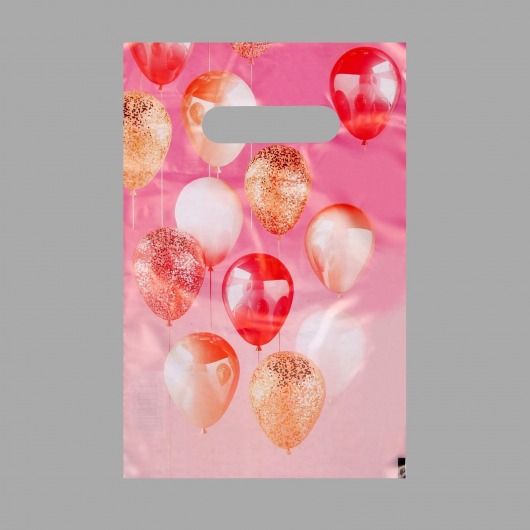 Пакет «Праздничные шары» с вырубной ручкой (20х30 см) - UPAK LAND - купить с доставкой в Королеве