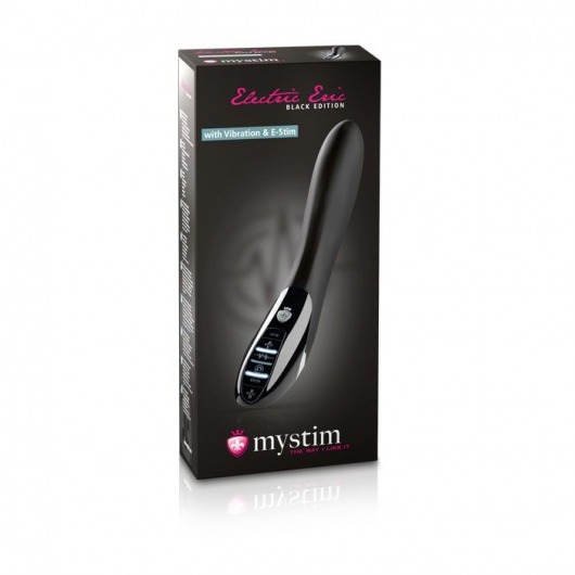 Черный вибратор с миостимуляцией Mystim Electric Eric Black Edition - 27 см. - MyStim - купить с доставкой в Королеве