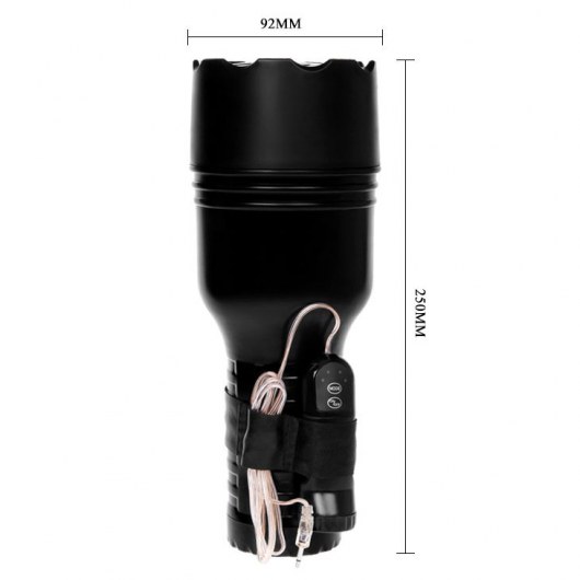 Мастурбатор-вагина с 4 уровнями вибрации и выносным пультом - Baile - в Королеве купить с доставкой