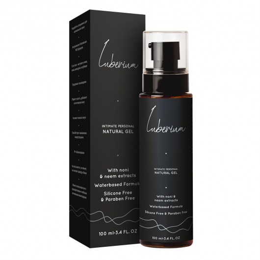 Интимный гель на водной основе с экстрактами нони и нима Luberium Natural Gel - 100 мл. - Luberium - купить с доставкой в Королеве