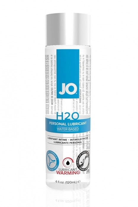 Возбуждающий лубрикант на водной основе JO Personal Lubricant H2O Warming - 120 мл. - System JO - купить с доставкой в Королеве