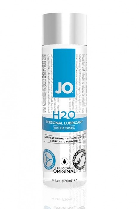 Нейтральный лубрикант на водной основе JO Personal Lubricant H2O - 120 мл. - System JO - купить с доставкой в Королеве