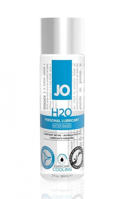 Охлаждающий лубрикант на водной основе JO Personal Lubricant H2O COOLING - 60 мл. - System JO - купить с доставкой в Королеве