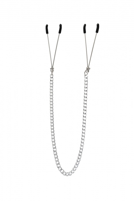 Зажимы на соски «Вилки» на цепочке - Pecado - купить с доставкой в Королеве