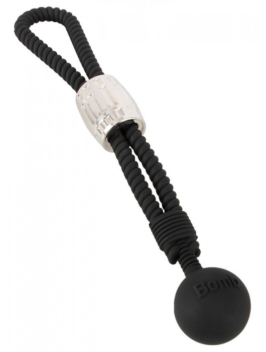 Черное эрекционное лассо с шариком-утяжелителем Heavy Rope - Orion - в Королеве купить с доставкой
