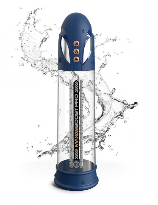 Синяя вакуумная автоматическая помпа Max Boost Pro Flow - Pipedream - в Королеве купить с доставкой