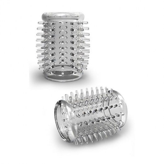Прозрачная насадка с шипами STAY HARD COCK SLEEVE 01 CLEAR - Blush Novelties - в Королеве купить с доставкой