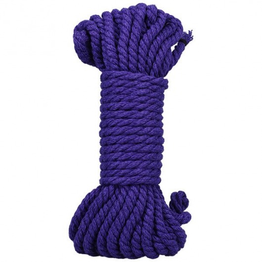 Фиолетовая верёвка для связывания и фиксации Bind Tie - 9,14 м. - Doc Johnson - купить с доставкой в Королеве