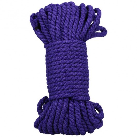 Фиолетовая верёвка для связывания и фиксации Bind Tie - 15,24 м. - Doc Johnson - купить с доставкой в Королеве