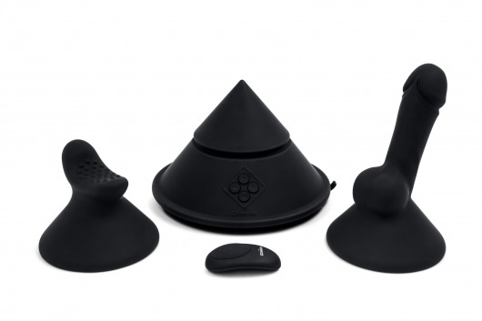 Конусный вибромассажер Cowgirl Cone с 2 насадками - CowGirl - купить с доставкой в Королеве