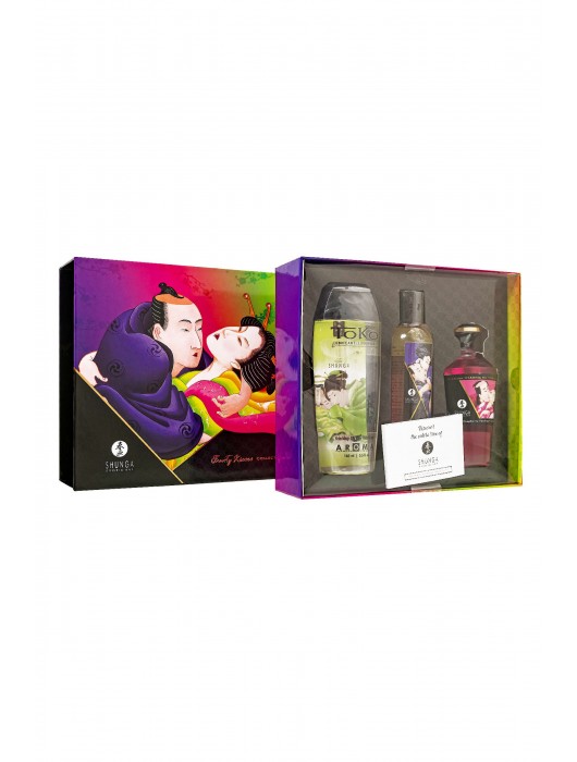 Подарочный набор Fruity Kisses из 3 предметов - Shunga - купить с доставкой в Королеве