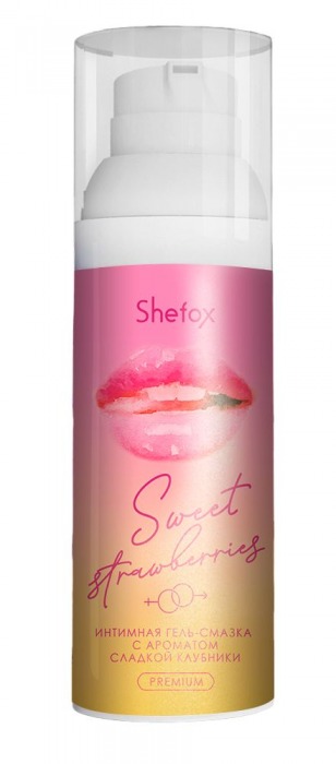 Интимная гель-смазка Shefox Premium «Сладкая клубника» - 50 мл. - Shefox - купить с доставкой в Королеве