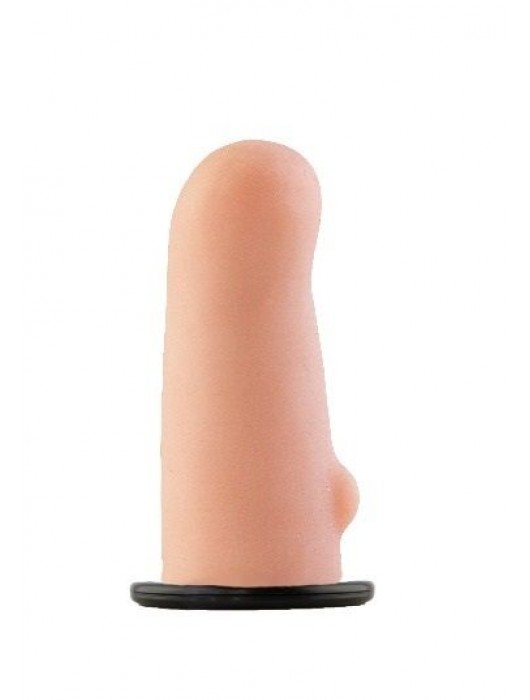 Женский пояс с коннектором и вагинальной пробкой - LOVETOY (А-Полимер) - купить с доставкой в Королеве