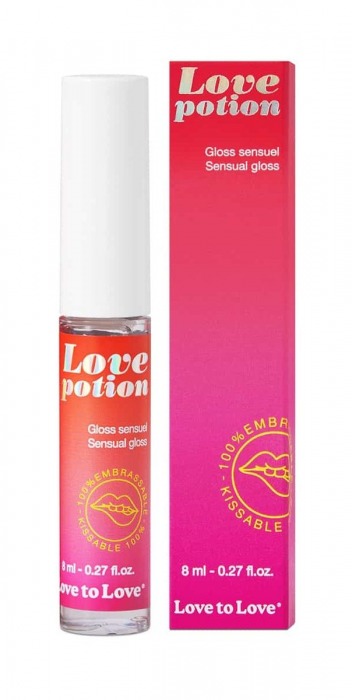 Возбуждающий блеск для губ Love Potion - 8 мл. - Love to Love - купить с доставкой в Королеве