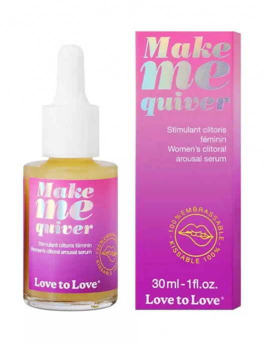 Возбуждающие капли для клитора Make Me Quiver - 30 мл. - Love to Love - купить с доставкой в Королеве