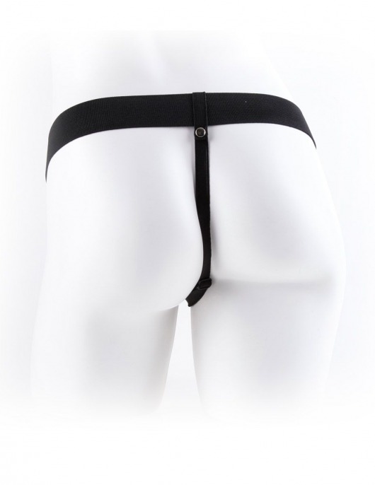 Фаллопротез телесного цвета Hollow Strap-On - 29 см. - Pipedream - купить с доставкой в Королеве