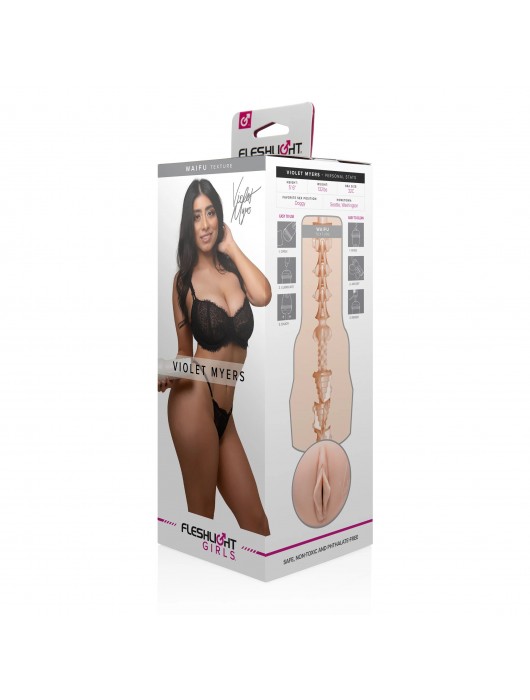 Мастурбатор-вагина Fleshlight Girls - Violet Myers Waifu - Fleshlight - в Королеве купить с доставкой