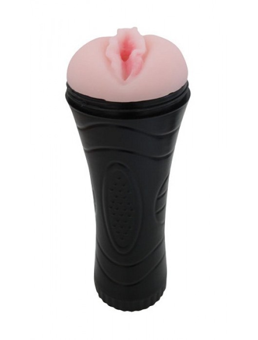 Мастурбатор-вагина в черной тубе без вибрации - 24 см. - Erowoman-Eroman - в Королеве купить с доставкой
