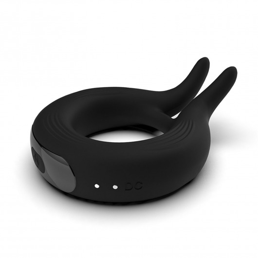 Черное эрекционное кольцо Marry Me Rechargeable Vibrating Cockring - Adrien Lastic - в Королеве купить с доставкой
