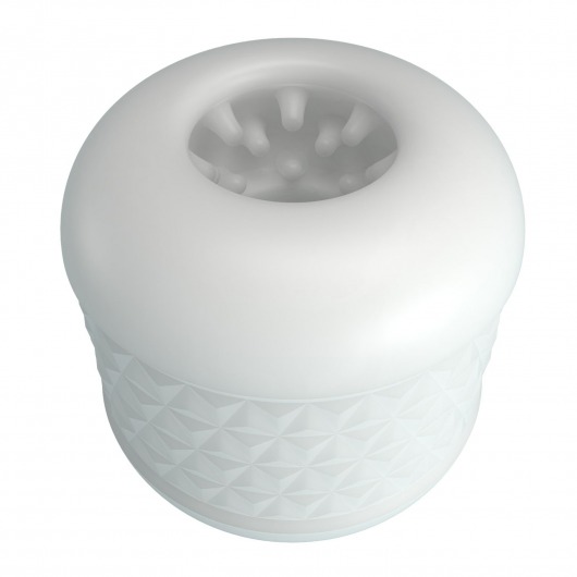 Белый сквозной мастурбатор Crystle - Baile - в Королеве купить с доставкой