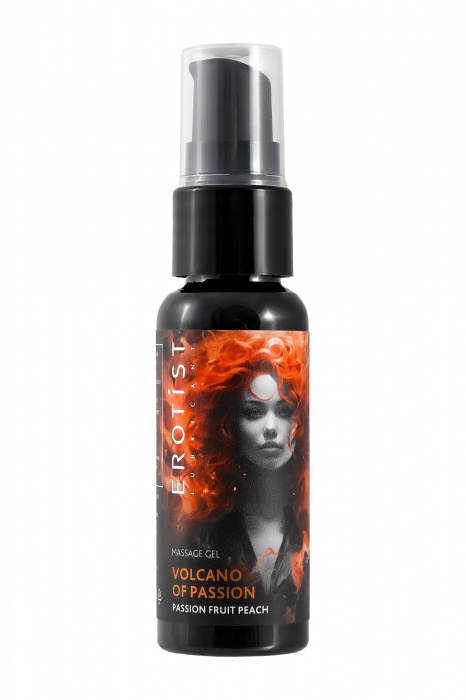 Гель с эффектом вибрации Volcano Of Passion со вкусом персика и маракуйи - 25 мл. - Erotist Lubricants - купить с доставкой в Королеве