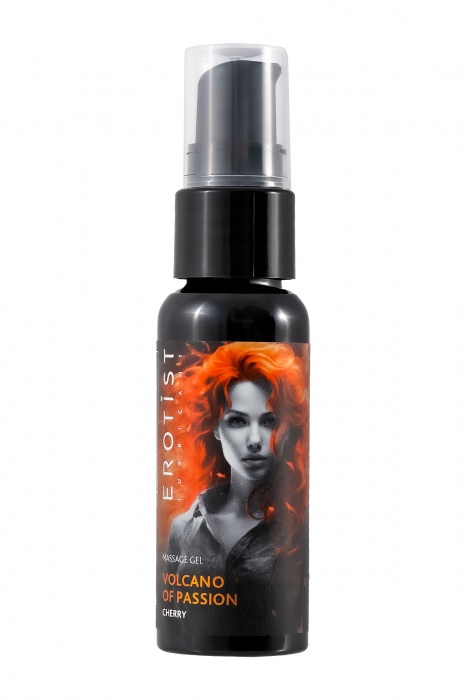 Гель с эффектом вибрации Volcano Of Passion со вкусом вишни - 25 мл. - Erotist Lubricants - купить с доставкой в Королеве