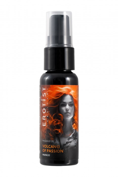 Гель с эффектом вибрации Volcano Of Passion со вкусом манго - 25 мл. - Erotist Lubricants - купить с доставкой в Королеве
