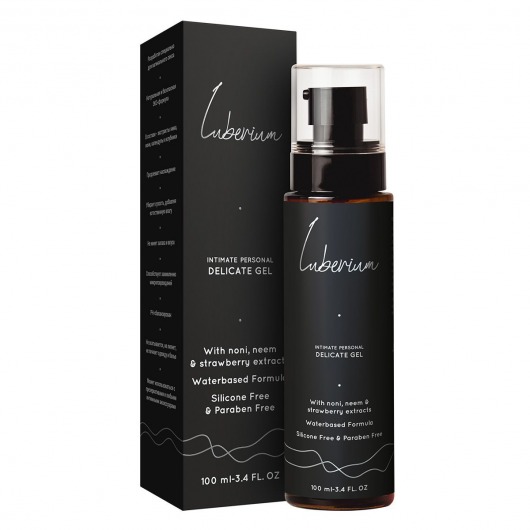 Интимный гель с экстрактами нони, нима и клубники Luberium Delicate Waterbased - 100 мл. - Luberium - купить с доставкой в Королеве