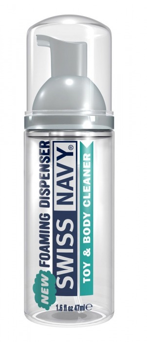 Очищающая пенка для игрушек и тела Toy   Body Cleaner Foamer - 47 мл. - Swiss navy - купить с доставкой в Королеве