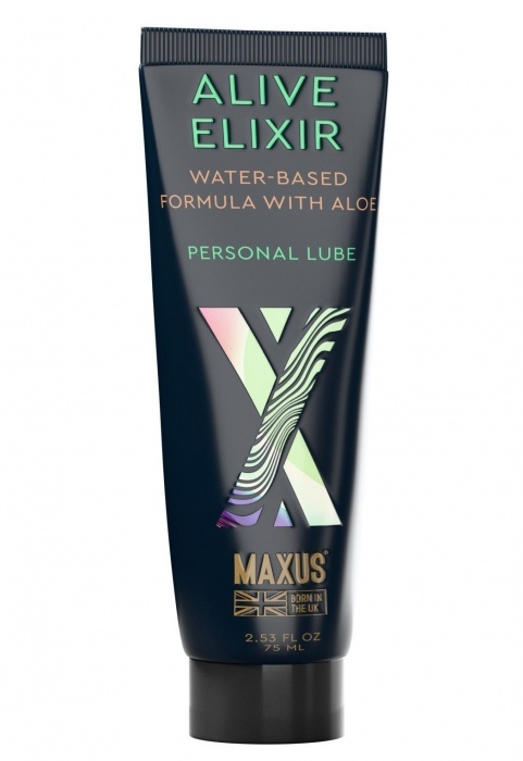 Интимный гель на водной основе MAXUS Alive Elixir - 75 мл. - Maxus - купить с доставкой в Королеве