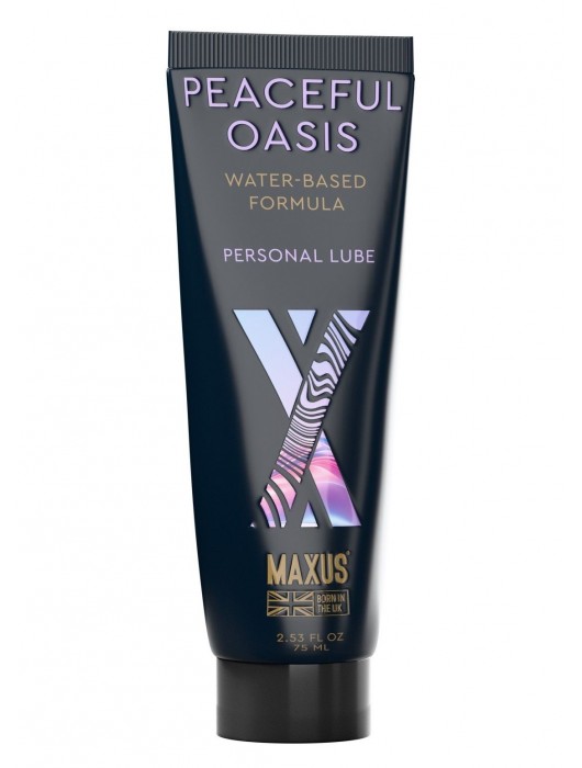 Интимный гель на водной основе MAXUS Peaceful Oasis - 75 мл. - Maxus - купить с доставкой в Королеве