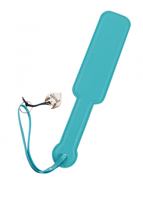 Голубой кожаный пэддл - 37 см. - Pecado - купить с доставкой в Королеве