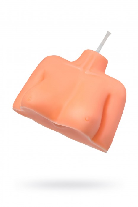 Оранжевая сувенирная свеча «Женский силуэт» - Pecado - купить с доставкой в Королеве