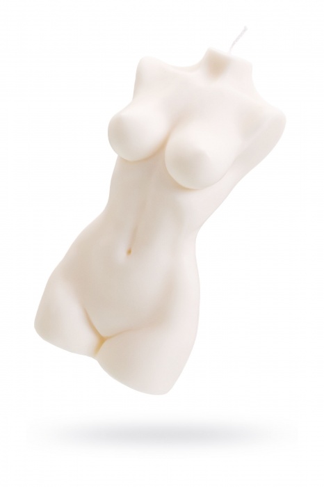 Белая интерьерная свеча в форме женского торса - 850 гр. - Pecado - купить с доставкой в Королеве