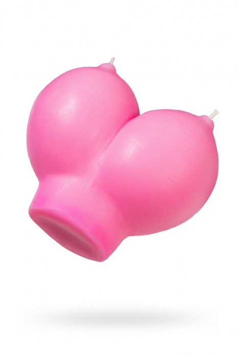 Розовая свеча «Сиськи» - 150 гр. - Pecado - купить с доставкой в Королеве