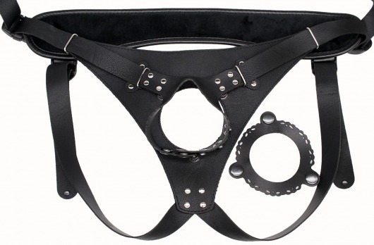 Пояс Hard Brutal для больших насадок - LOVETOY (А-Полимер) - купить с доставкой в Королеве