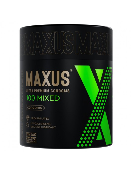 Презервативы MAXUS Mixed - 100 шт. - Maxus - купить с доставкой в Королеве