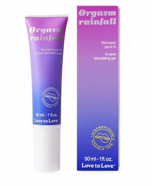 Гель для стимуляции G-точки зоны Orgasm Rainfall - 30 мл. - Love to Love - купить с доставкой в Королеве