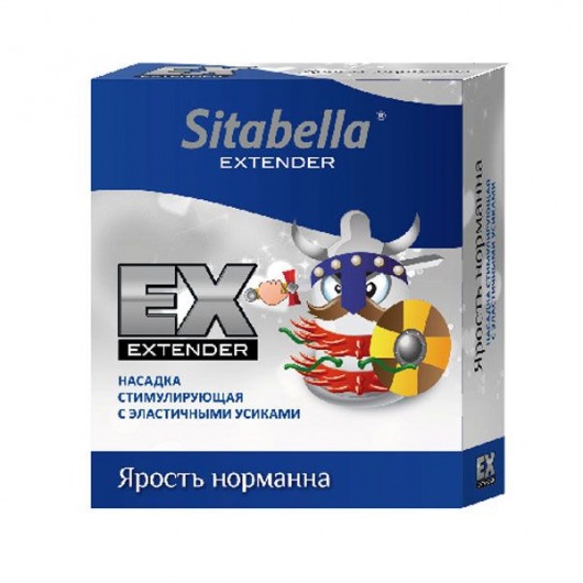 Стимулирующая насадка Sitabella Extender  Ярость норманна - Sitabella - купить с доставкой в Королеве