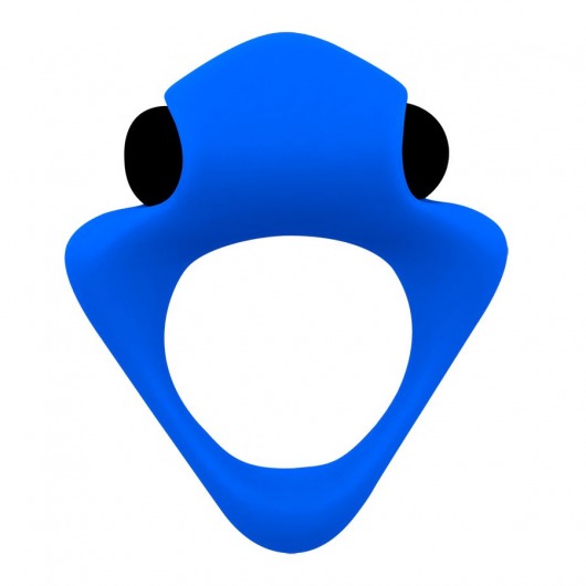 Синее эрекционное кольцо Wooomy Tribeс с вибрацией - Adrien Lastic - в Королеве купить с доставкой