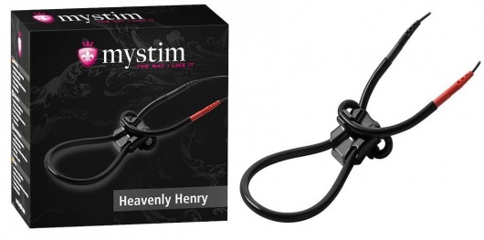 Эрекционное лассо для электростимуляции HEAVENLY HENRY - MyStim - купить с доставкой в Королеве