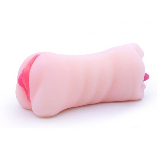 Телесный двусторонний мастурбатор - вагина и ротик - Boys of Toys - в Королеве купить с доставкой