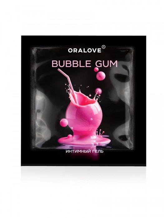 Саше съедобной оральной смазки OraLove с ароматом бабл-гам - 3 гр. - Биоритм - купить с доставкой в Королеве