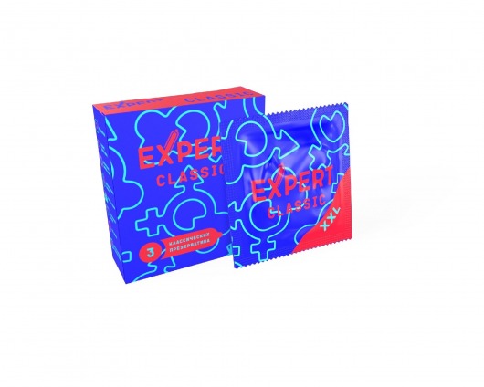 Презервативы увеличенного размера Expert Classic XXL - 3 шт. - Expert - купить с доставкой в Королеве