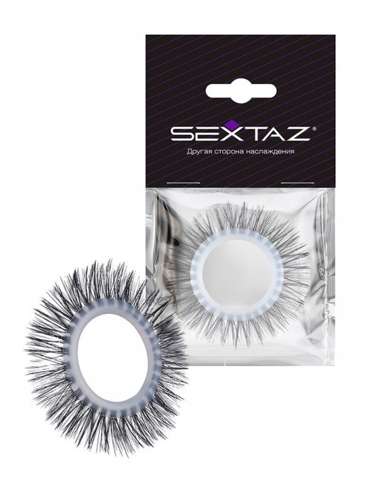 Круглое эрекционное кольцо с длинными «ресничками» - Sextaz - в Королеве купить с доставкой