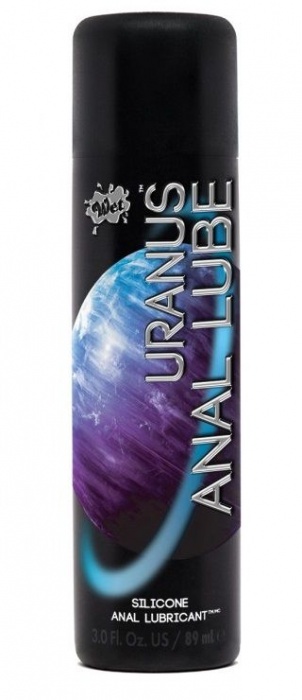 Анальный лубрикант на силиконовой основе Wet Uranus Silicone - 93 мл. - Wet International Inc. - купить с доставкой в Королеве