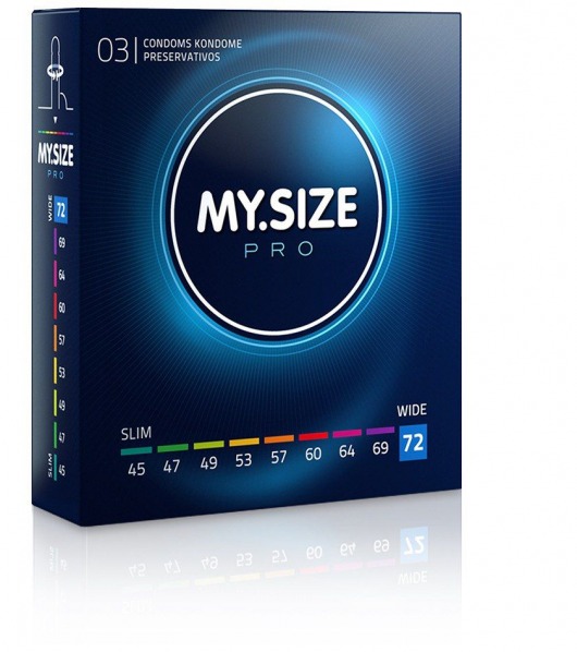 Презервативы MY.SIZE размер 72 - 3 шт. - My.Size - купить с доставкой в Королеве