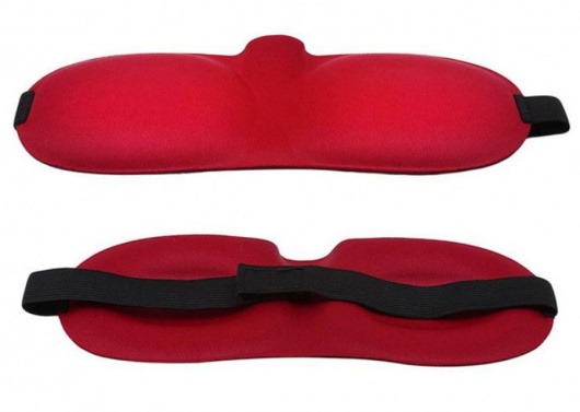 Красная глухая маска на резинке - Sitabella - купить с доставкой в Королеве