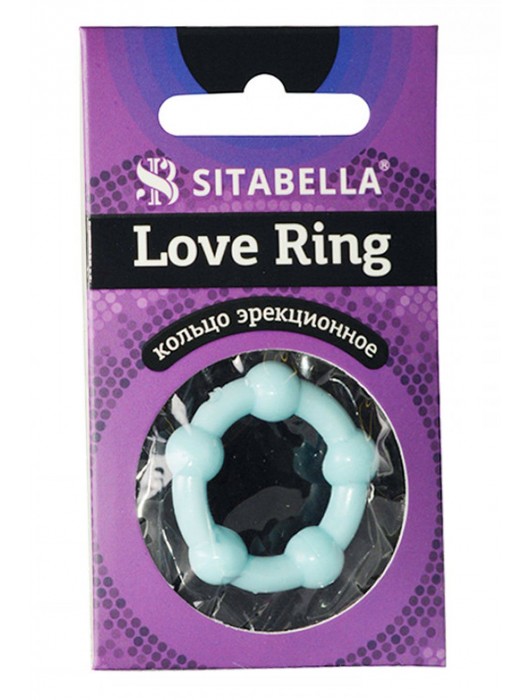 Цветное эрекционное кольцо Love Ring с бусинами - Sitabella - в Королеве купить с доставкой