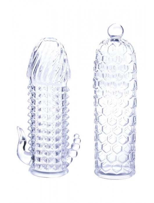 Набор из 2 прозрачных насадок на член Seductive Tickler Sleeves Set - NMC - в Королеве купить с доставкой